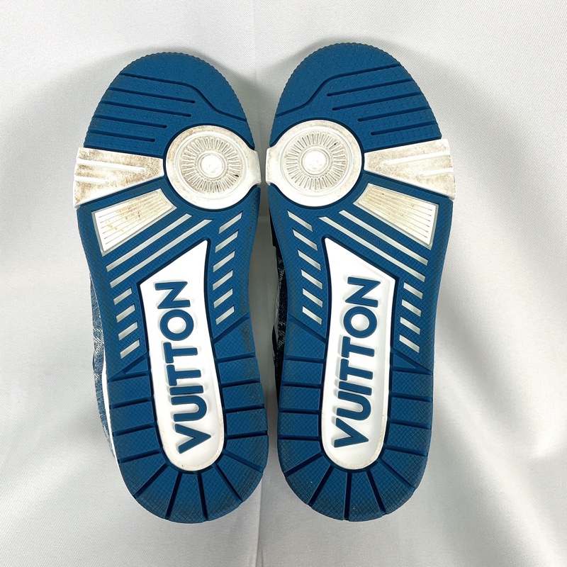 莉亞精品♡LV 1A9JGQ Trainer 藍 運動鞋 2 二手-5