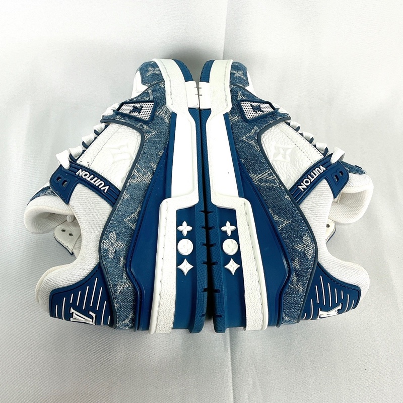 莉亞精品♡LV 1A9JGQ Trainer 藍 運動鞋 2 二手-6