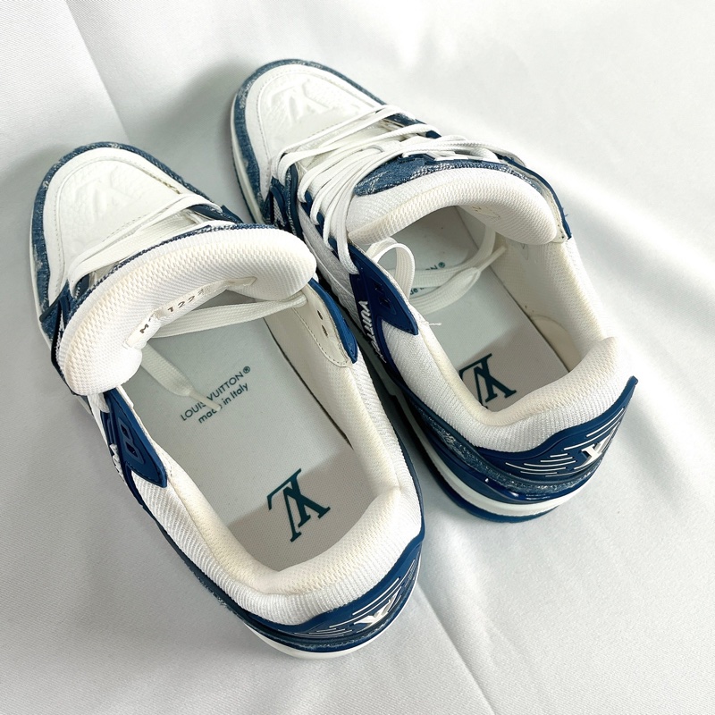 莉亞精品♡LV 1A9JGQ Trainer 藍 運動鞋 2 二手-7