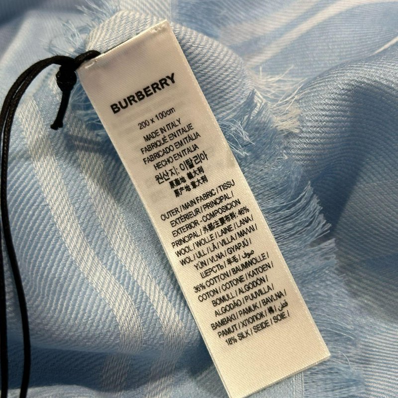 💎Han's house精品服飾💎 Burberry 圍巾 格紋 羊毛 混紡 雙面 義大利製 中性-1