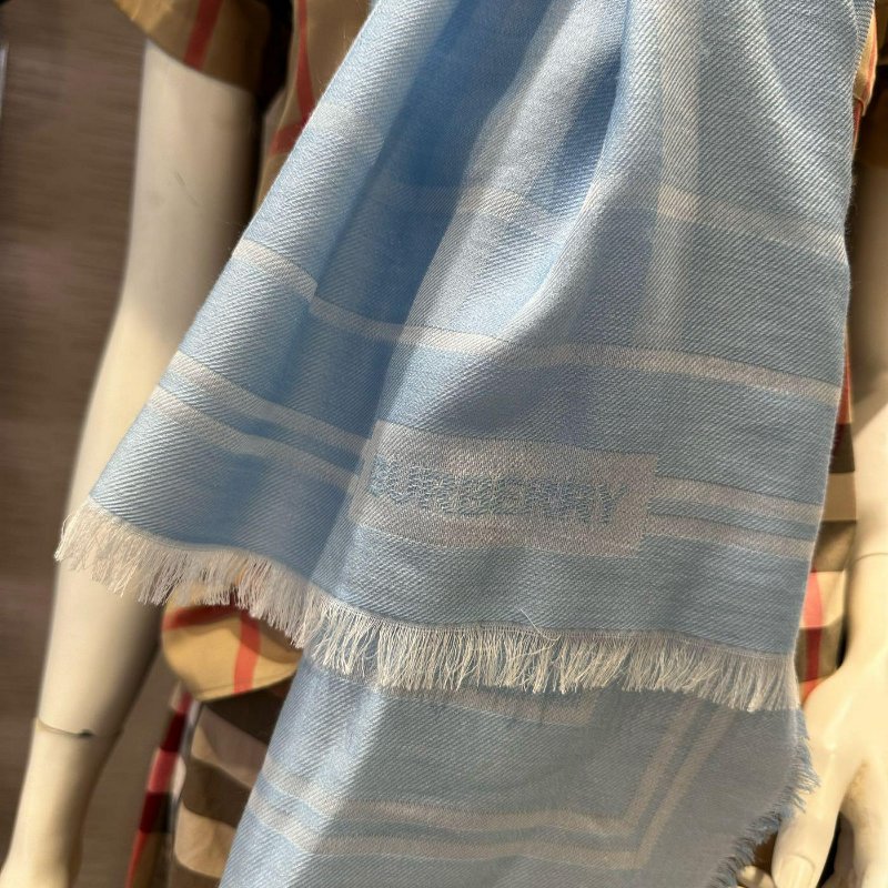 💎Han's house精品服飾💎 Burberry 圍巾 格紋 羊毛 混紡 雙面 義大利製 中性-3