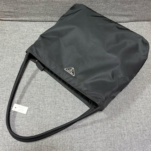 Prada 經典黑色尼龍托特包 Nylon tote bag 單肩包 手提包 28cm