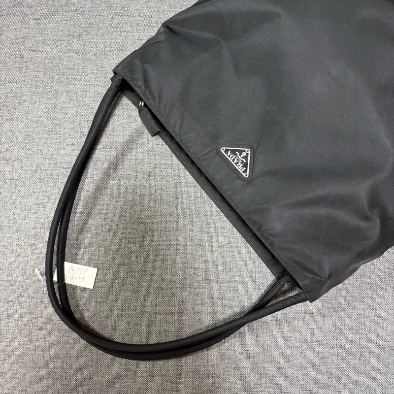 Prada 經典黑色尼龍托特包 Nylon tote bag 單肩包 手提包 28cm-3