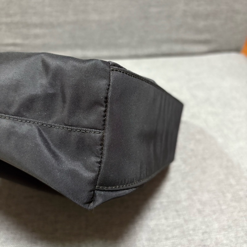 Prada 經典黑色尼龍托特包 Nylon tote bag 單肩包 手提包 28cm-10