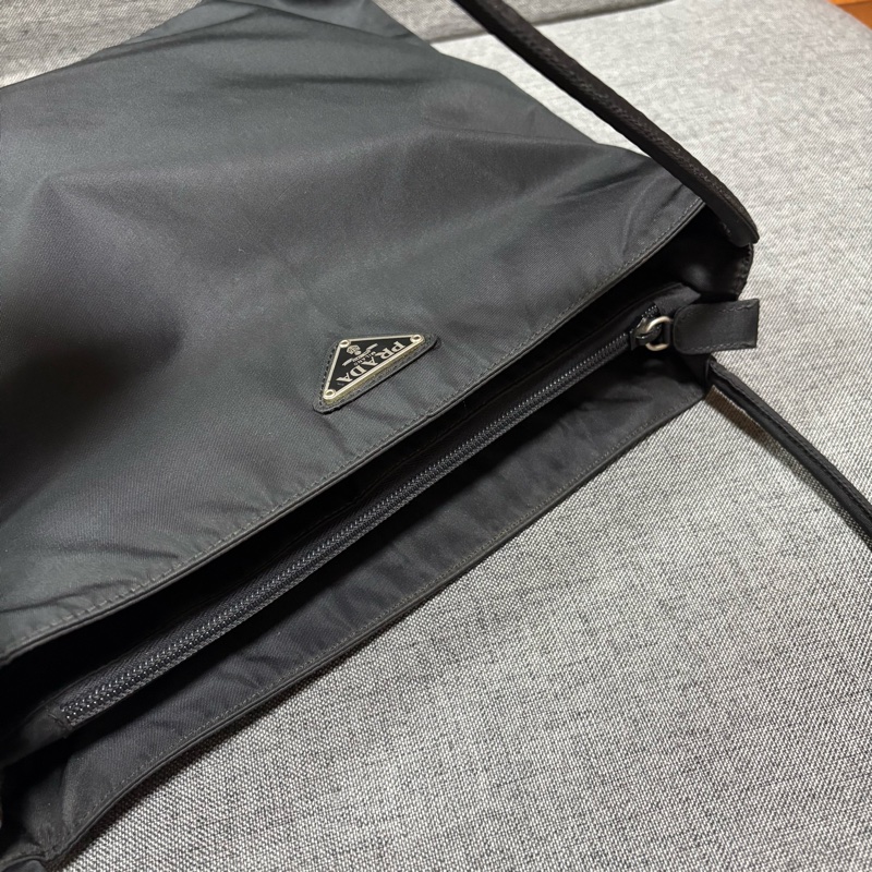 Prada 經典黑色尼龍托特包 Nylon tote bag 單肩包 手提包 28cm-15