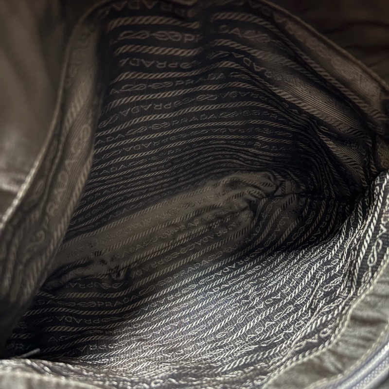 Prada 經典黑色尼龍托特包 Nylon tote bag 單肩包 手提包 28cm-18