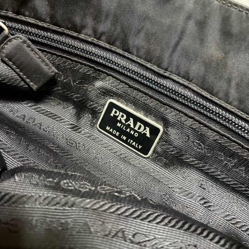Prada 經典黑色尼龍托特包 Nylon tote bag 單肩包 手提包 28cm-22