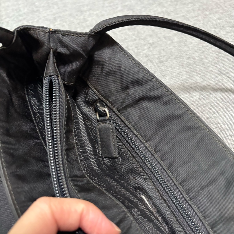 Prada 經典黑色尼龍托特包 Nylon tote bag 單肩包 手提包 28cm-24