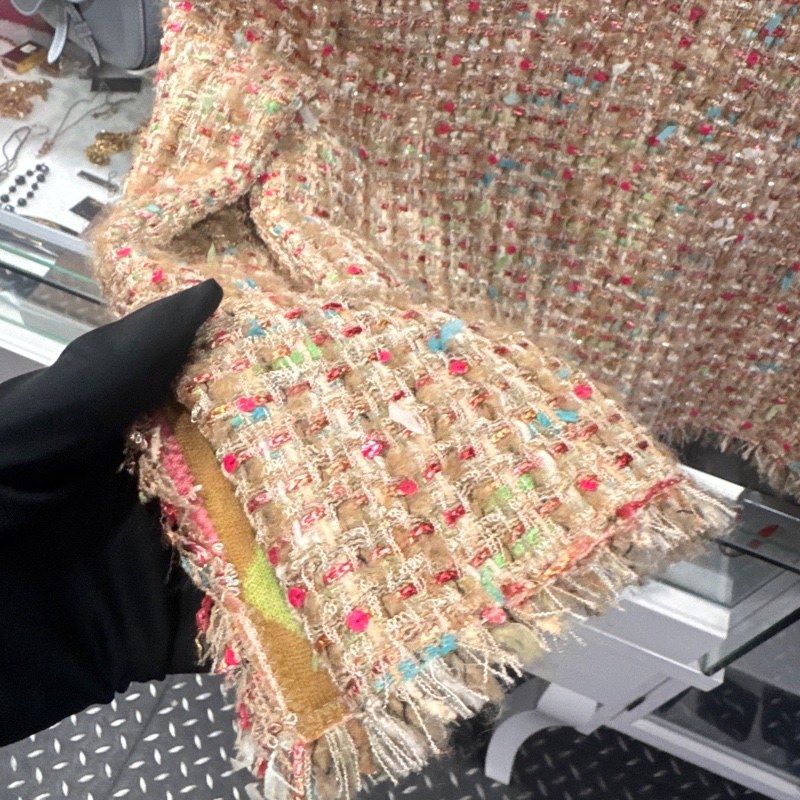 Chanel 彩色幾何毛呢外套-7