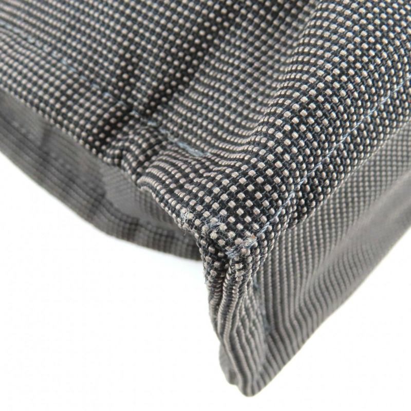 愛馬仕 Herline PM 帆布手提包，銀色五金配件，Sellier 紐扣，灰色，法國製造，女士款。-6