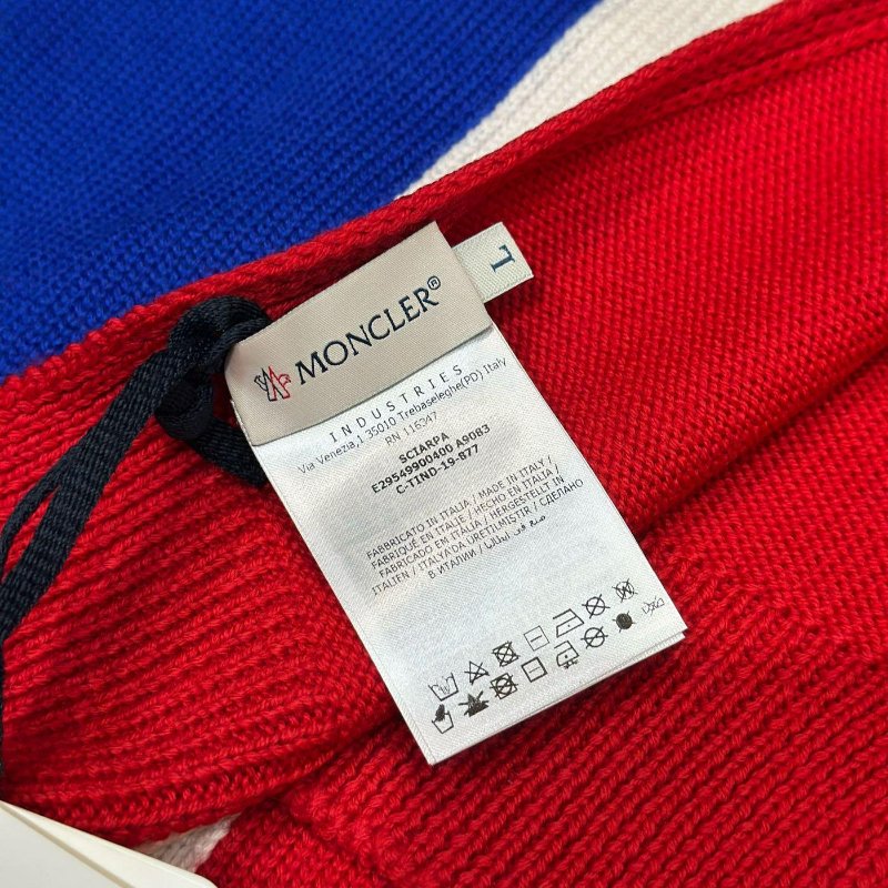 💎Han's house精品服飾💎法國頂級 moncler 羊毛 圍巾 可水手洗 現貨 29 X 165CM-3