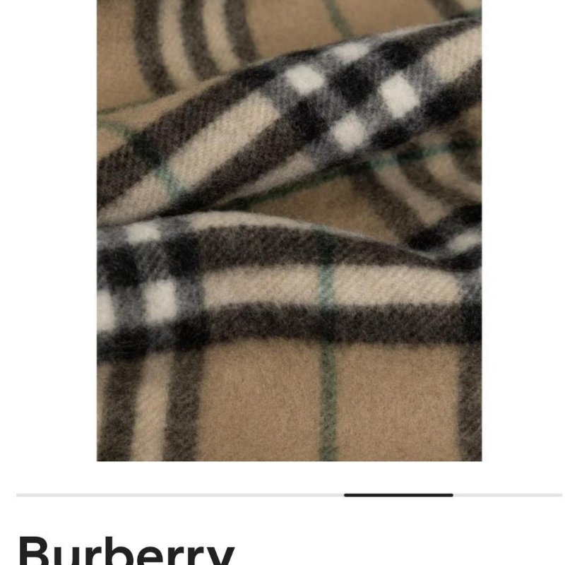 💎Han's house精品服飾💎Burberry 圍巾 格紋 羊毛 雙面 羊絨 中性 168X30 蘇格蘭制 現貨 原價20300-4