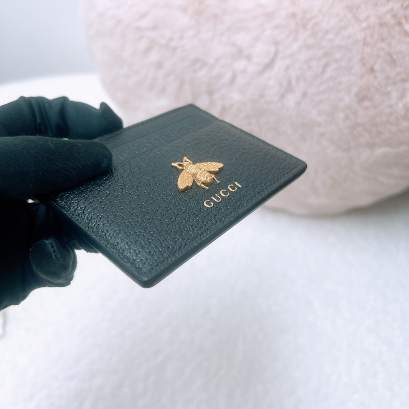 Gucci 蜜蜂黑色卡夾-2
