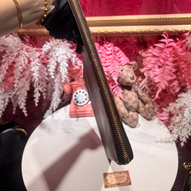 Lv 老花手拿包/王吉娜古董精品-5