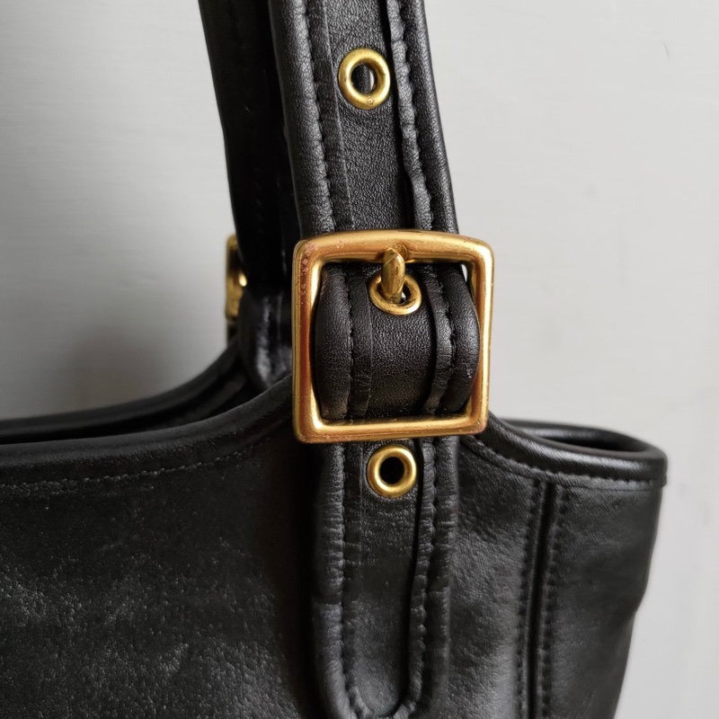 美製老品 #COACH 黑色托特包 手提包/ 美式 / 古典 / 老包 / 老靈魂 / VTG-2