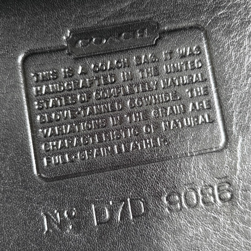 美製老品 #COACH 黑色托特包 手提包/ 美式 / 古典 / 老包 / 老靈魂 / VTG-10