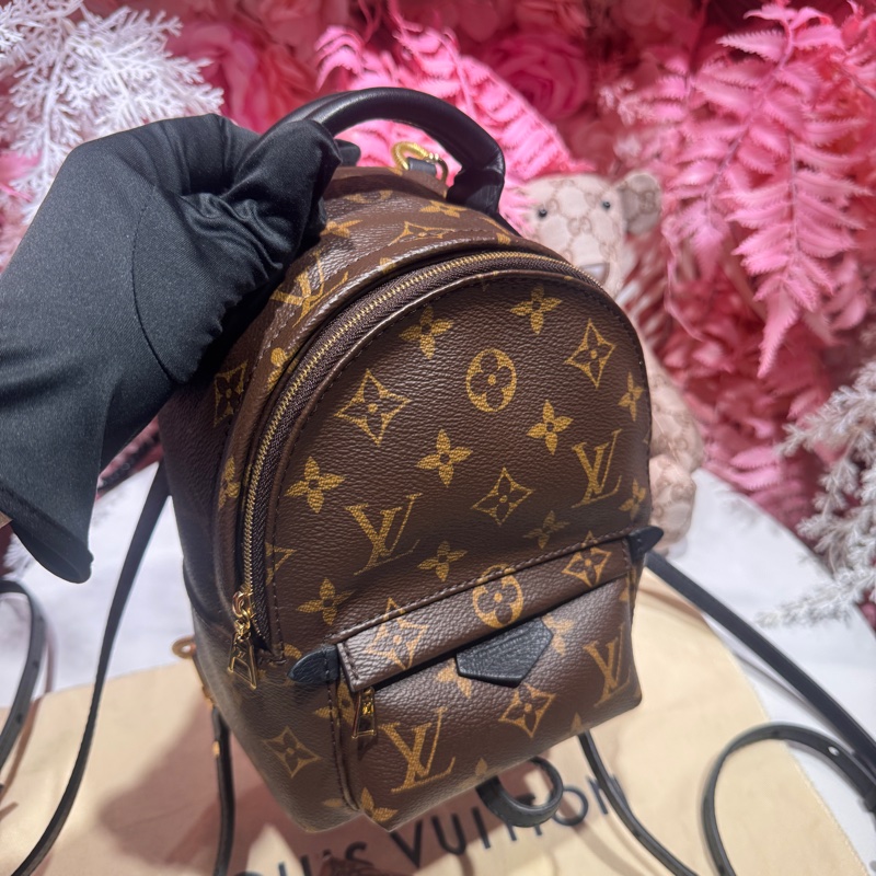 Lv 老花後背包/晶片款/王吉娜古董精品-4