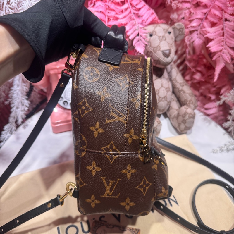 Lv 老花後背包/晶片款/王吉娜古董精品-5
