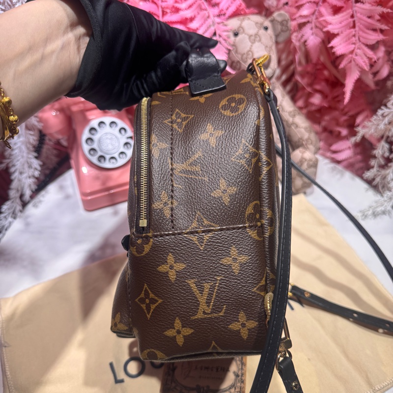Lv 老花後背包/晶片款/王吉娜古董精品-7