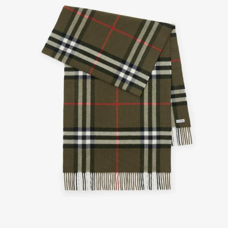 💎Han's house精品服飾💎Burberry 圍巾 格紋 羊毛 雙面 羊絨 中性 200X52 蘇格蘭制 現貨 原價25900-4