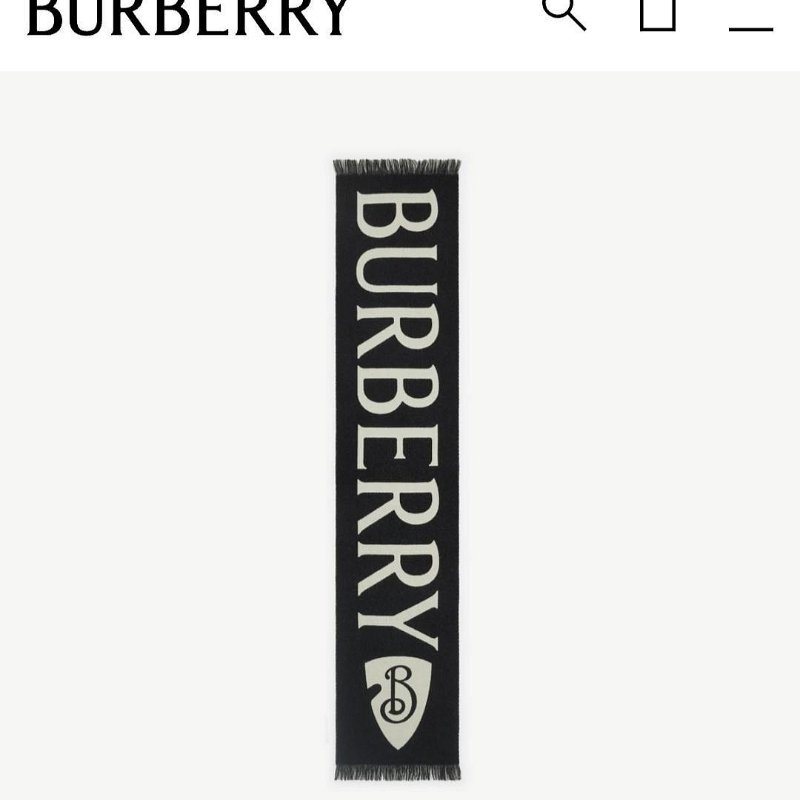 💎Han's house精品服飾💎Burberry 圍巾 格紋 羊毛 中性 168X33  現貨 原價13800-4