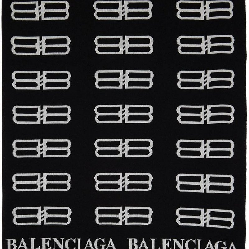 💎Han's house精品服飾💎Balenciaga 巴黎世家 羊毛 圍巾 雙面用 現貨 原價25000-3