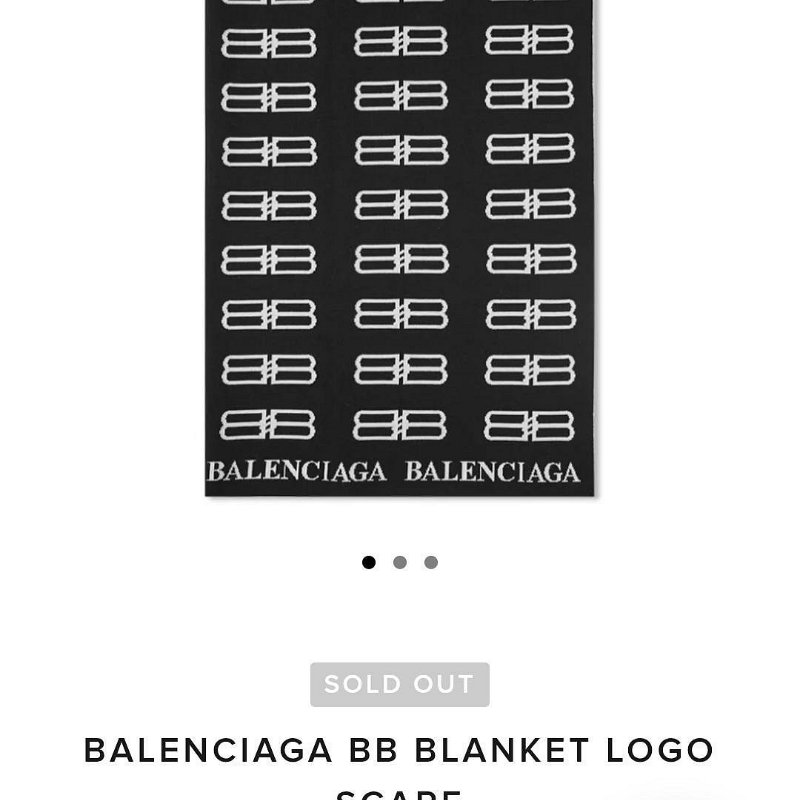 💎Han's house精品服飾💎Balenciaga 巴黎世家 羊毛 圍巾 雙面用 現貨 原價25000-4
