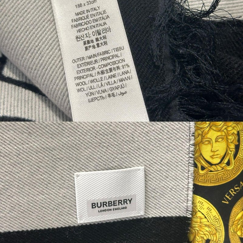 💎Han's house精品服飾💎Burberry 圍巾 羊毛 義大利製 中性 188X30cm-2