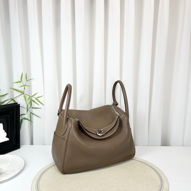 HERMES/愛馬仕 c刻 大象灰銀扣 lindy30  尺寸:30*20*15cm-3