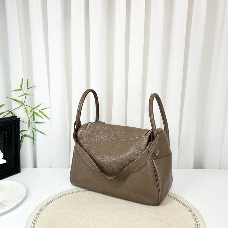 HERMES/愛馬仕 c刻 大象灰銀扣 lindy30  尺寸:30*20*15cm-4