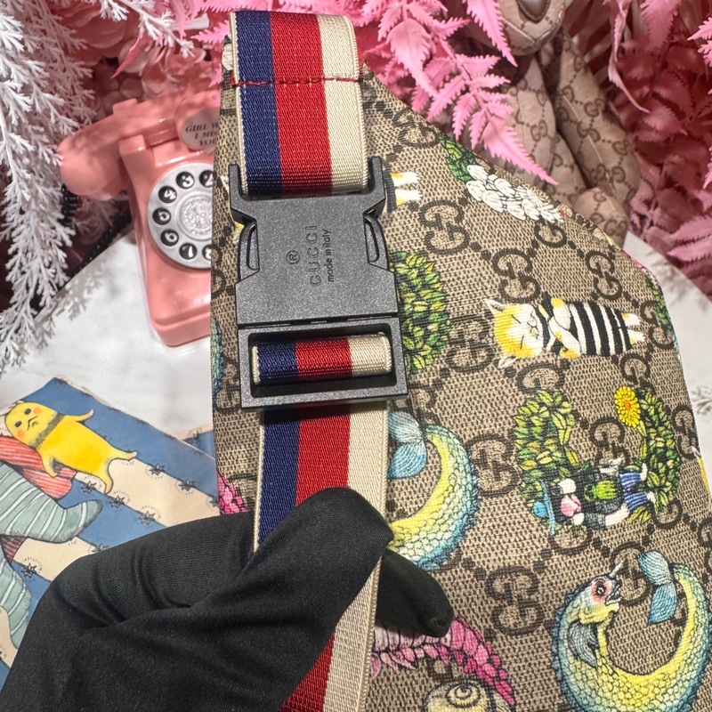 Gucci 變形蟲腰包/王吉娜古董精品-5