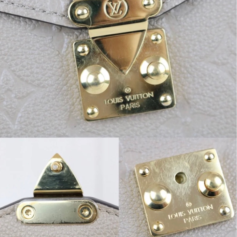 「JL精品代購」98新 LV 老花壓紋大象灰郵差包 ic芯片款-11