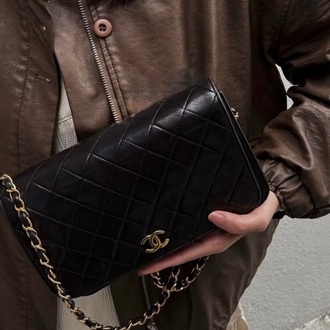Chanel Vintage 中古COCO肩背包（23公分）