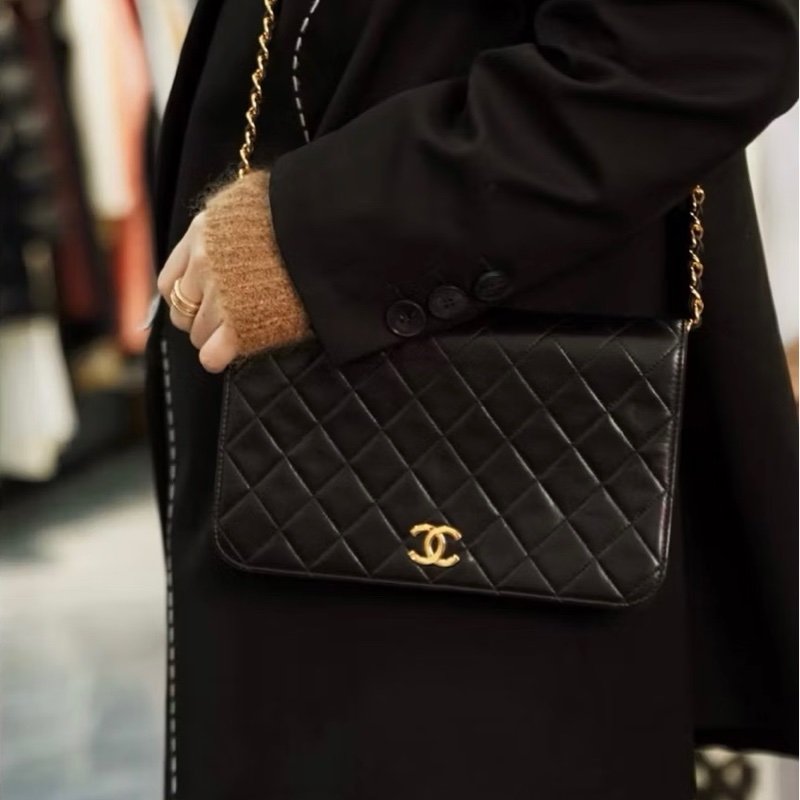 Chanel Vintage 中古COCO肩背包（23公分）-1