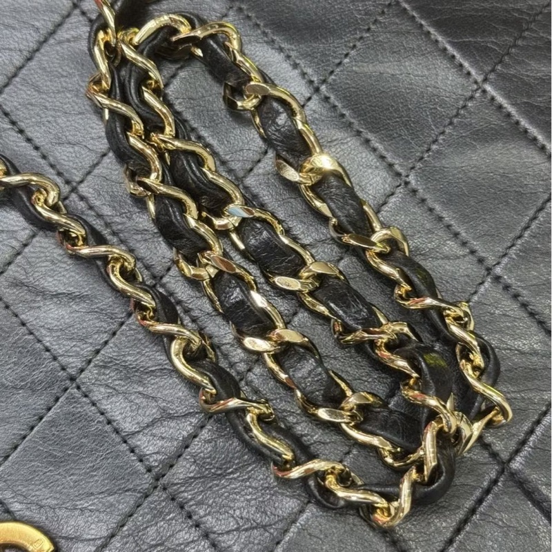 Chanel Vintage 中古COCO肩背包（23公分）-5