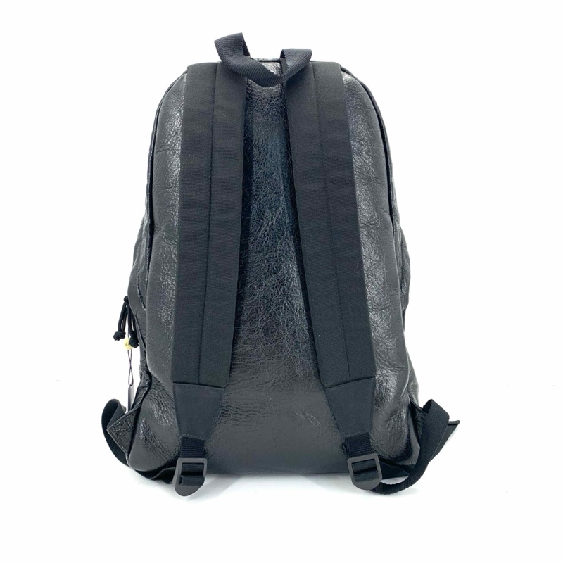 balenciaga巴黎世家 經典黑色全皮雙肩包 尺寸35/47-1