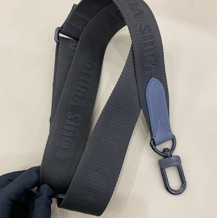 LV Duo郵差包 牛皮壓紋老花 男款 小零錢包丟失 成色佳自用超值-8