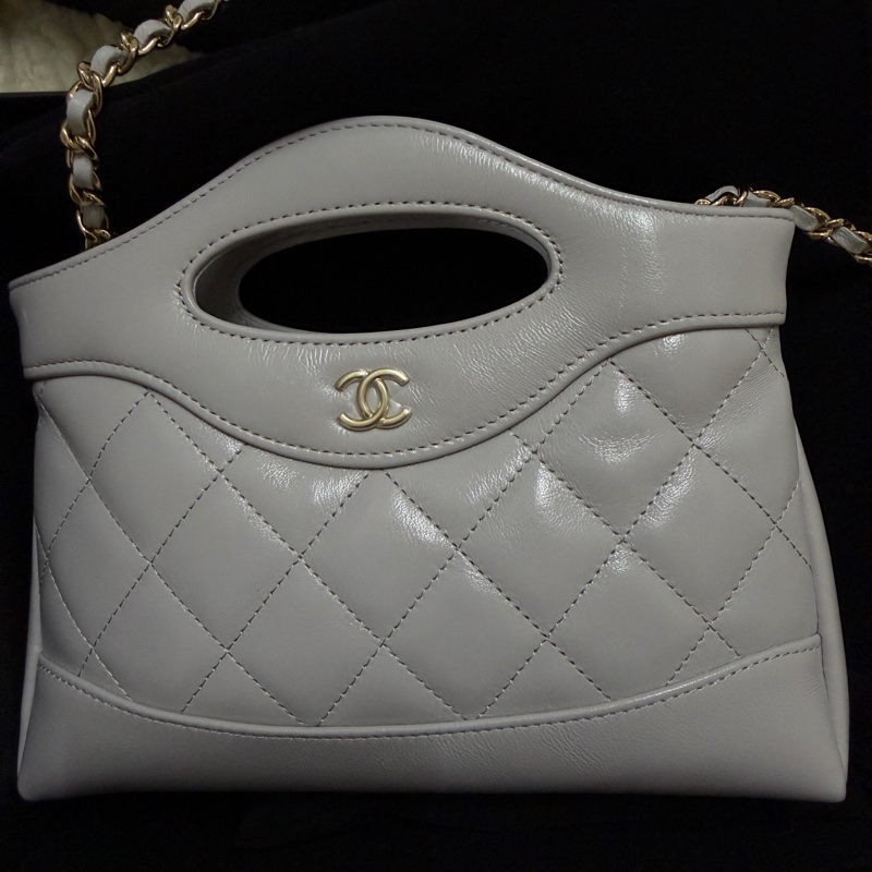 香奈兒Chanel nano 31 冷灰色-5