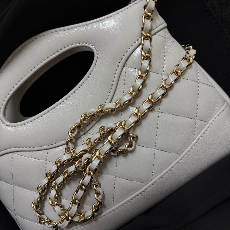 香奈兒Chanel nano 31 冷灰色-9