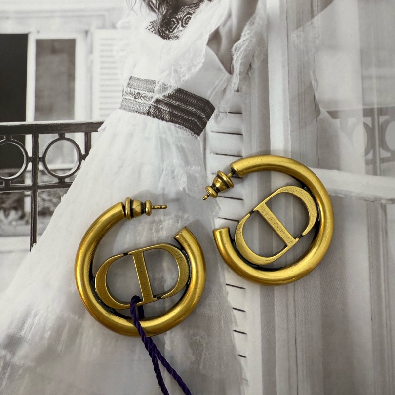 Dior CD 復古logo耳環-0
