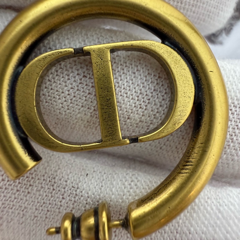 Dior CD 復古logo耳環-3