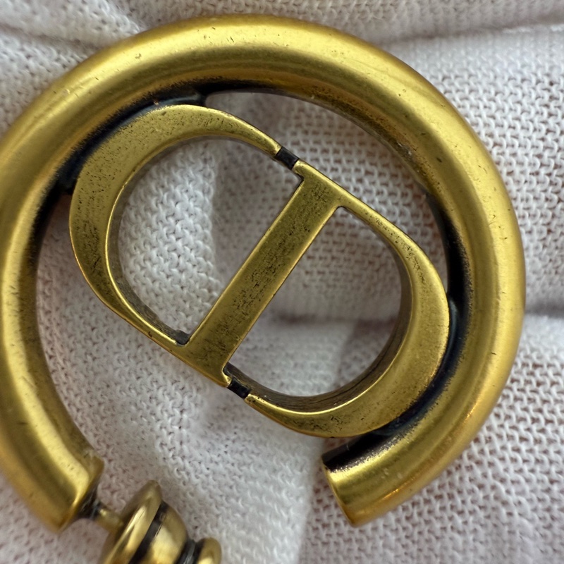 Dior CD 復古logo耳環-4
