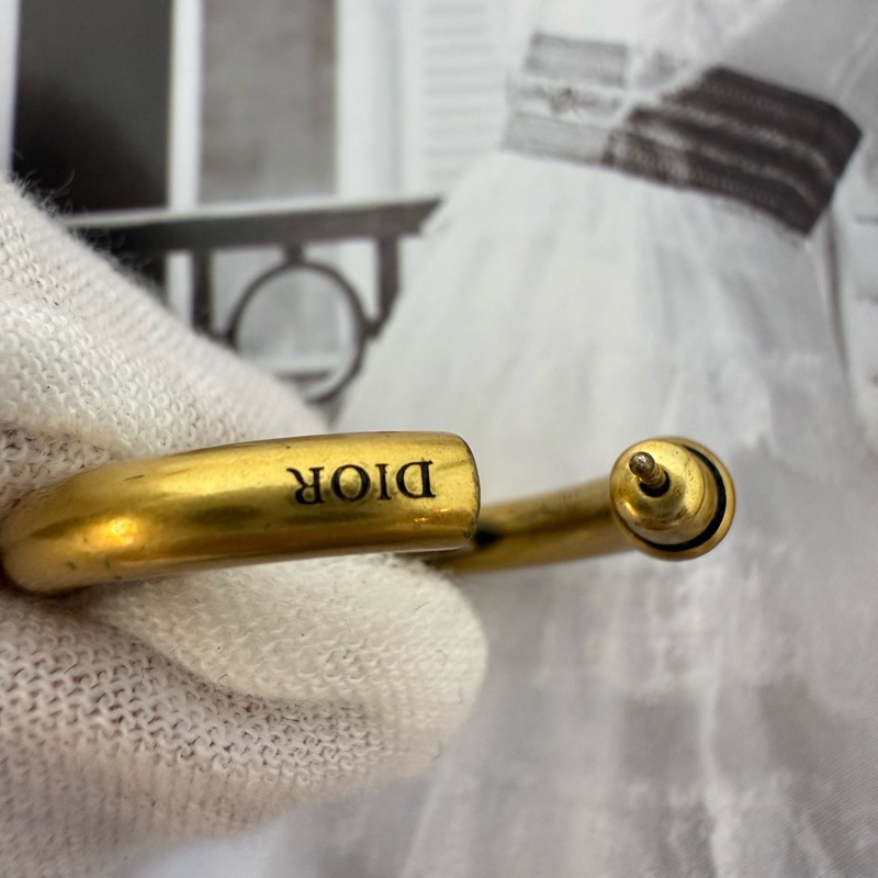 Dior CD 復古logo耳環-8