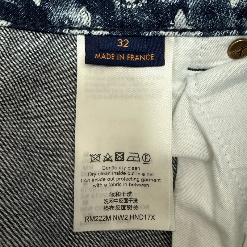 Louis Vuitton bandana monogram denim shorts 牛仔 短褲-5