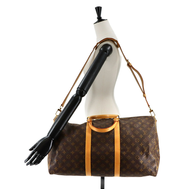 路易威登 Monogram Keepall Bandouliere 50 兩用波士頓單肩手提包 M41416-8