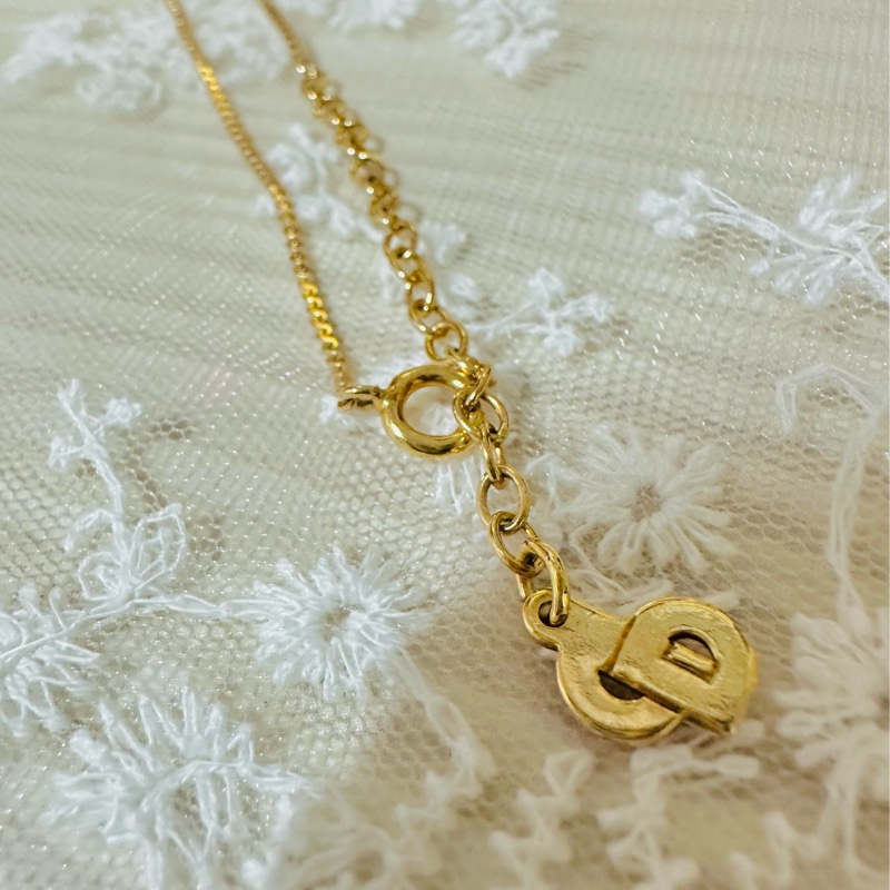 Christian Dior 經典CD標誌水鑽項鍊 極美✨-11