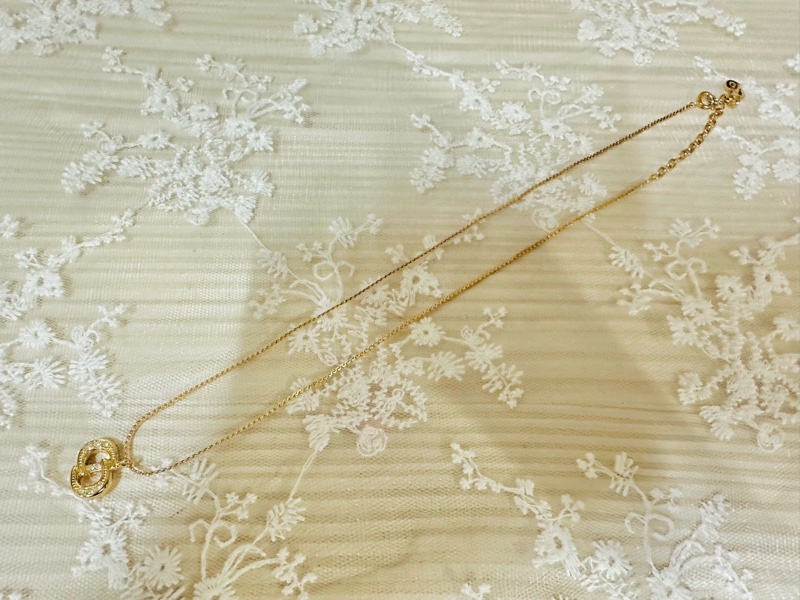 Christian Dior 經典CD標誌水鑽項鍊 極美✨-13