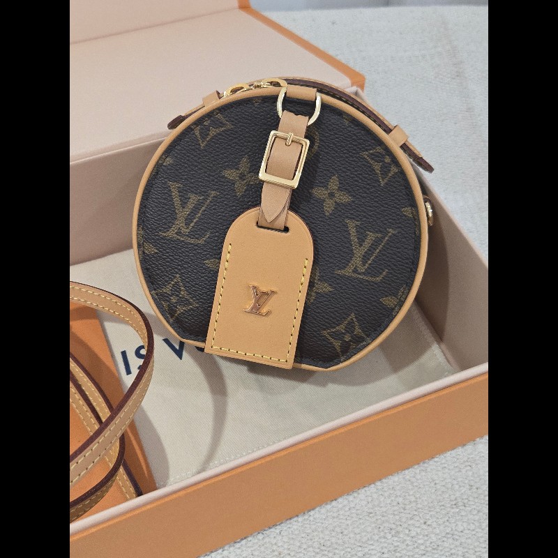 LV 路易威登 Louis Vuitton M44699 Mini Boite Chapeau 經典 Monogram 圓餅包 / 手拿包 / 斜背包-6