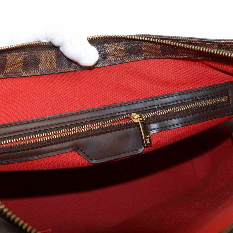 路易威登 Damier Cabas Mezzo 個人 SPO 托特包手提包 Ebene N51152-7