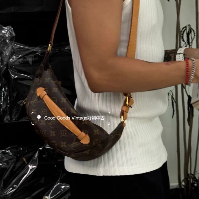 穿搭神器😍超低價❤️🔥lv路易威登老花bumpbag男女通用胸包腰包前背包斜挎包-9